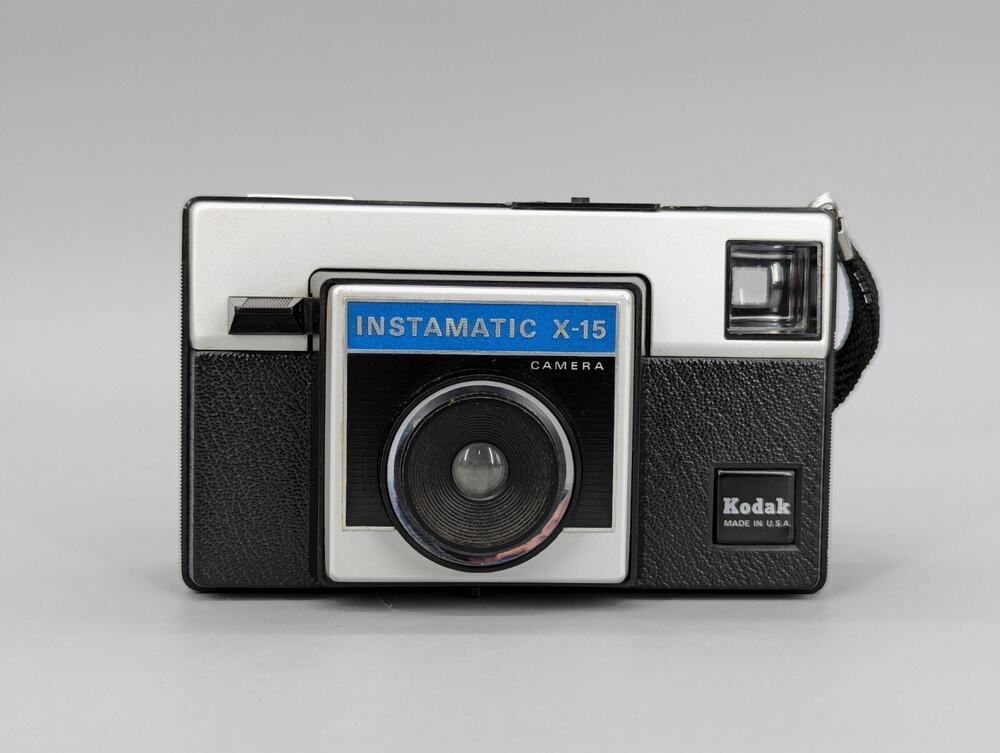 Vintage Kodak Instamatic X-15 Camera with Original Box & Film Untested